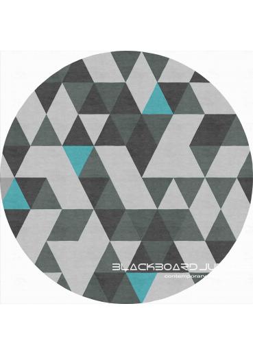 Matrix 198 ...... Round geometric pattern rug