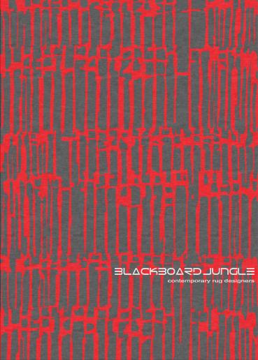 Matrix 3 ....... Modern Grey and red rug